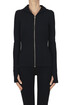 Cardigan con zip e cappuccio Patrizia Pepe