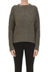 Cable knit pullover with lurex Fabiana Filippi