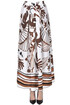 Textured fabric long skirt Shi.RT Milano