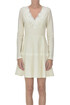 Wool cloth dress with lace Ermanno by Ermanno Scervino