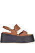 Leather wedge sandals  Roberto Festa