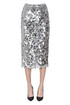 Sequined pencil skirt Semicouture