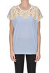 Blusa in cotone con inserto in pizzo Shi.RT Milano