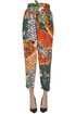 Printed paper bag trousers Dsquared2