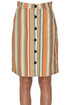 Striped cotton skirt Soeur