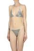 Sequined triangle bikini P.A.R.O.S.H.