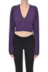 Cardigan cropped in cashmere Malo