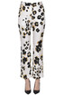 Animal print linen trousers Moschino Boutique