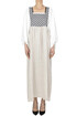 Linen and cotton long dress Nina Leuca