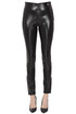 Reptile print eco-leather trousers Twinset Milano