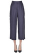 Cropped linen trousers Peserico