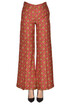 Wide leg silk trousers Alberto Biani