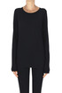 T-shirt in cotone e cashmere Majestic Filatures