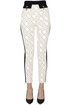 Pantaloni slim fit stampa logo Elisabetta Franchi