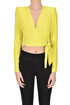 Cropped wraparound blouse Elisabetta Franchi