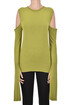 Cut-out shoulders pullover Rick Owens