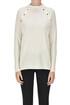 Studded ribbed knit pullover D.Exterior