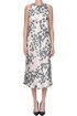 Est flower print satin midi dress IBLUES