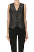 Gilet in pelle Grips Pinko