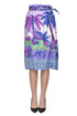 Printed silk skirt P.A.R.O.S.H.