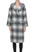 Checked print double breasted coat Martylò