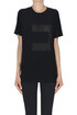 T-shirt con logo in pizzo Elisabetta Franchi