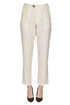 Pantaloni Marylin in modal White Sand