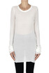T-shirt lunga a costine Rick Owens