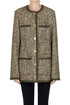 Tweed long coat Golden Goose Deluxe Brand