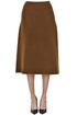 Wool-bend cloth midi skirt Boboutic