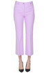 Textured fabric trousers L.P.