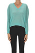Pullover cropped in cashmere Aragona