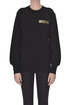 Chest designer logo sweatshirt Moschino Couture