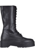 Leather combat boots Geneve Shoes