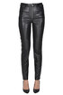 Pantaloni in pelle stile biker Twinset Milano