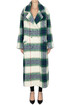 Checked print coat  Pero