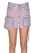 Cargo style denim mini skirt Dondup