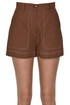 Linen-blend shorts Pinko