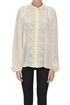 Silk shirt with lace insert Chloé