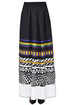 Textured fabric long skirt Shi.RT Milano