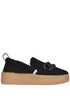 Eco-fur slip-on shoes N°21