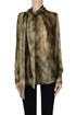 Blusa in seta animalier Elisabetta Franchi