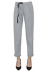 Pantaloni Marylin in cotone White Sand