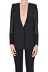 Crepè sleeves and back blazer Simona Corsellini