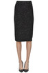 Sequined cashmere pencil skirt Excuse-moi