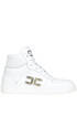 Leather high top sneakers Elisabetta Franchi