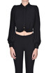 Cropped crepè shirt Elisabetta Franchi