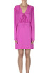 Mini abito in satin Semicouture