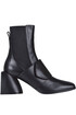 Leather ankle boots N.21