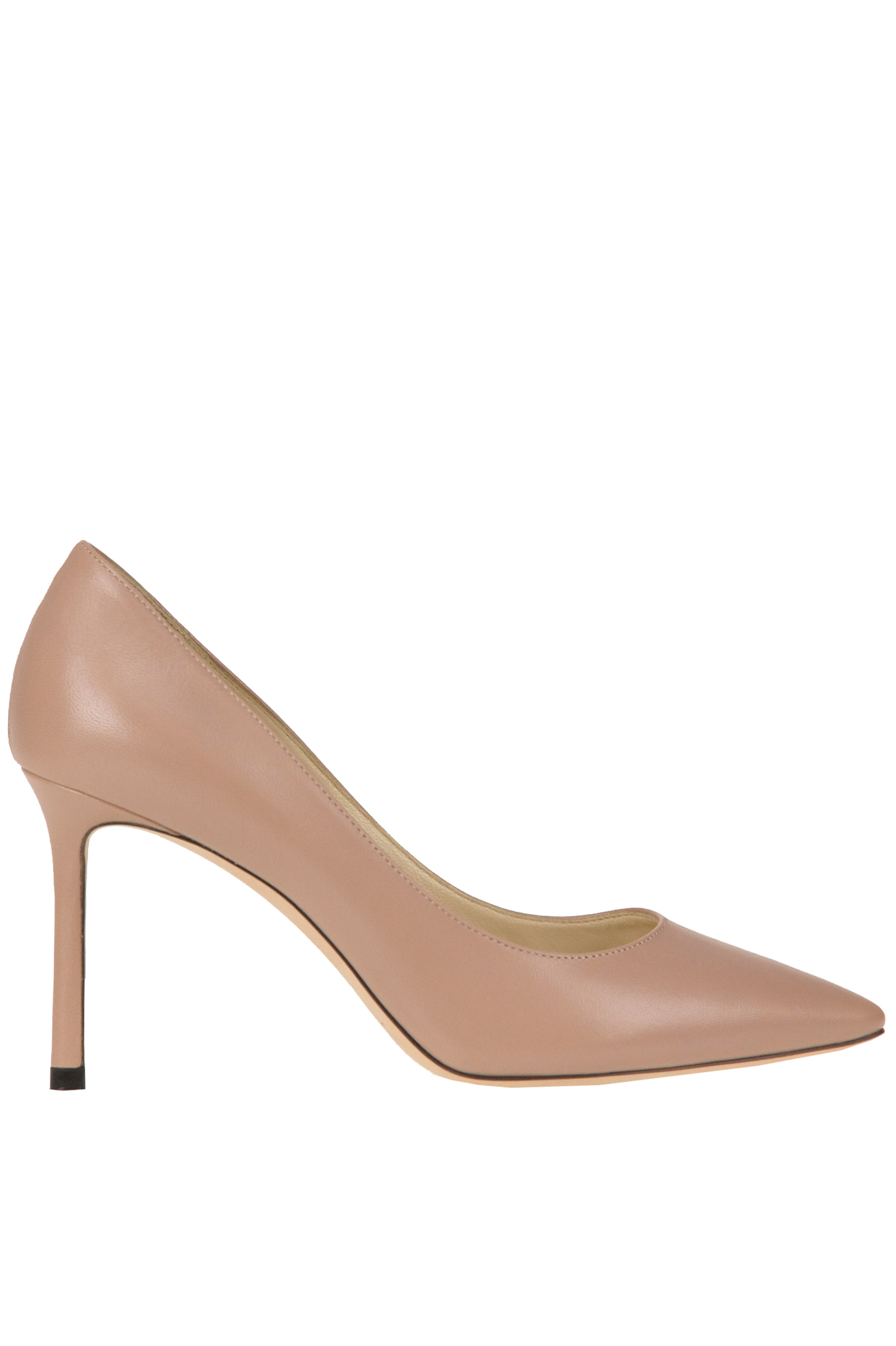 Jimmy Choo Leather Pumps In Cipria